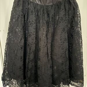 Pinup Couture Black Lace skirt